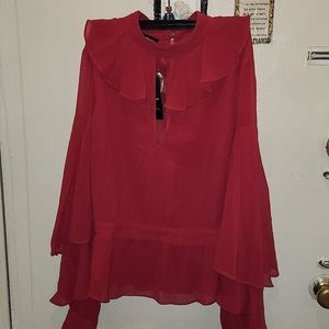 Bebe fuschia Medium dressy Shirt